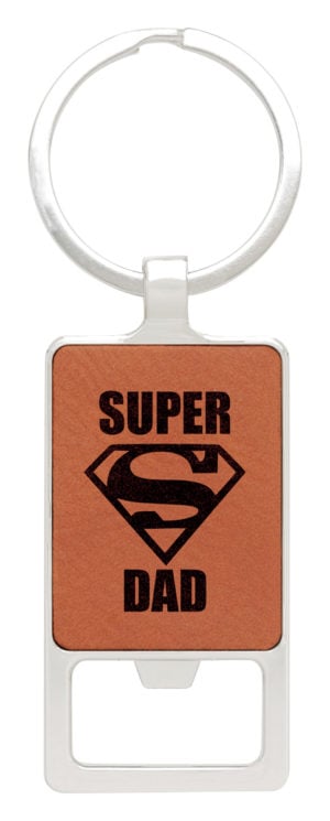Leatherette Keychain - Bottle Opener