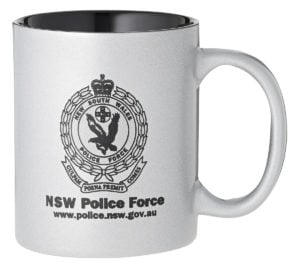 Silver Coffee Mug