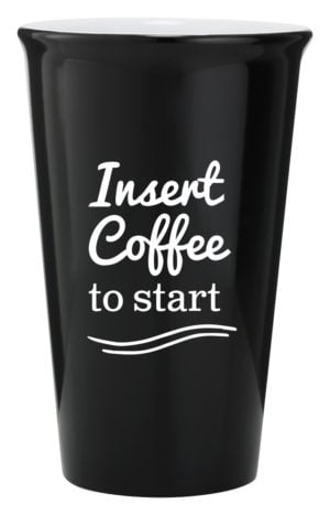 Black Latte Mug