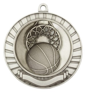 Eco Scroll - Basketball - Silver