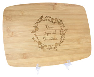 Plaque Easel Large - Clear