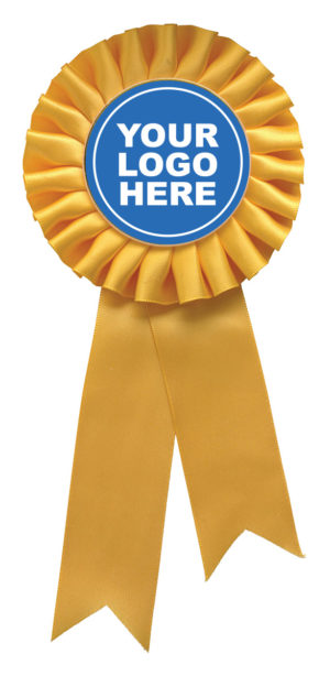 Yellow Rosette w/ Clip 210mm