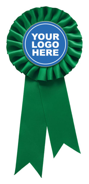 Green Rosette w/ Clip 210mm