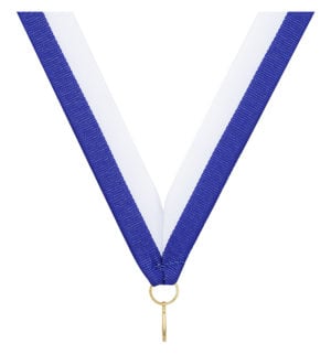 Blue / White Ribbon