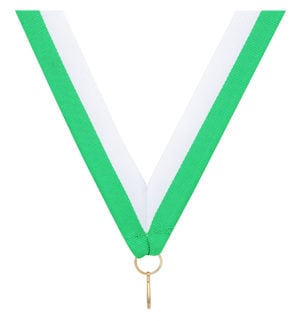 Green / White Ribbon