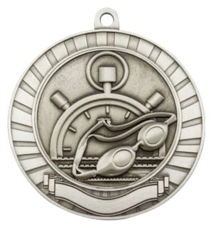Eco Scroll - Swim - Silver