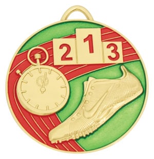 Track Medal Painted