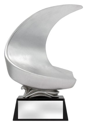 Abstract Boat Silver