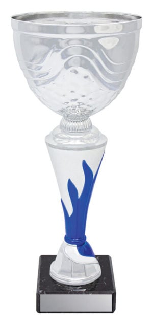 Blue Flame Cup - Silver