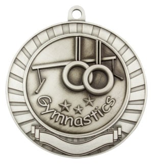 Eco Scroll - Gymnastics - Silver