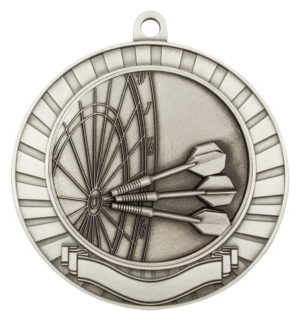 Eco Scroll - Darts - Silver