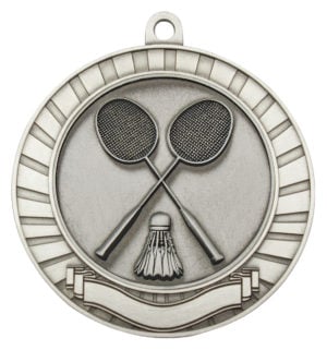 Eco Scroll - Badminton - Silver