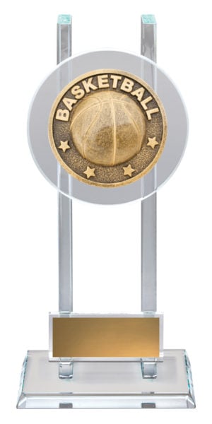 Basketball Spartan Glass