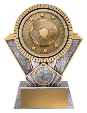 Spartan - Football - 155mm, Antique Silver & Gold