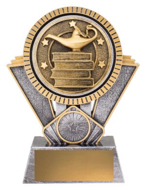 Spartan - Academic - 155mm, Antique Silver & Gold