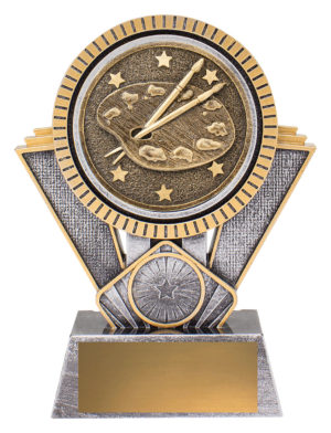 Spartan - Art - 155mm, Antique Silver & Gold