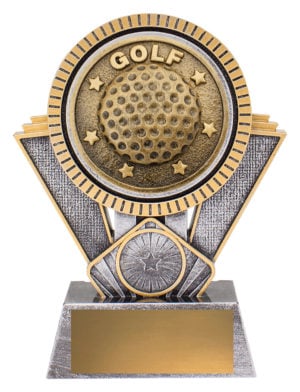 Spartan - Golf - 155mm, Antique Silver & Gold