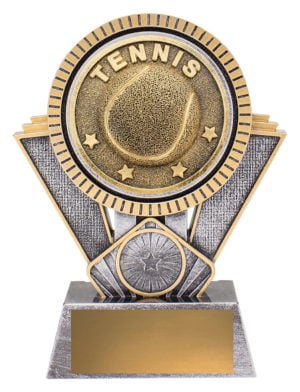 Spartan - Tennis - 155mm, Antique Silver & Gold