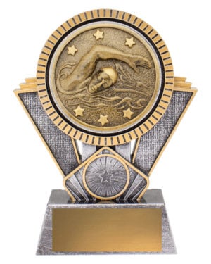Spartan - Swim - 155mm, Antique Silver & Gold