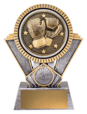 Spartan Series Boxing - 155mm, Antique Silver & Gold