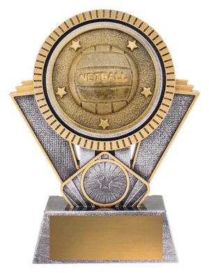 Spartan - Netball - 155mm, Antique Silver & Gold