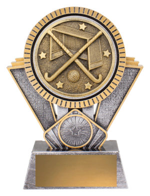 Spartan - Hockey - 155mm, Antique Silver & Gold