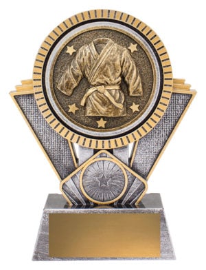 Spartan - Martial Arts - 155mm, Antique Silver & Gold