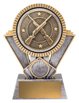 Spartan - Rifle - 155mm, Antique Silver & Gold