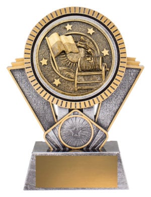 Spartan - Lifesaving - 155mm, Antique Silver & Gold