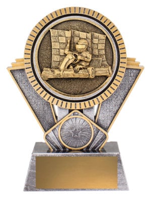 Spartan - Go Kart - 155mm, Antique Silver & Gold