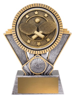 Spartan - Table Tennis - 155mm, Antique Silver & Gold