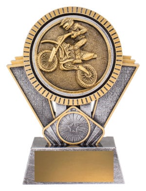 Spartan - Motorcross - 155mm, Antique Silver & Gold