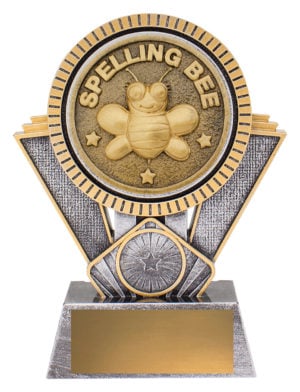 Spartan - Spelling Bee - 155mm, Antique Silver & Gold