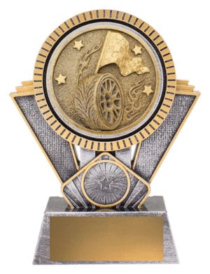 Spartan - Motorsport - 155mm, Antique Silver & Gold