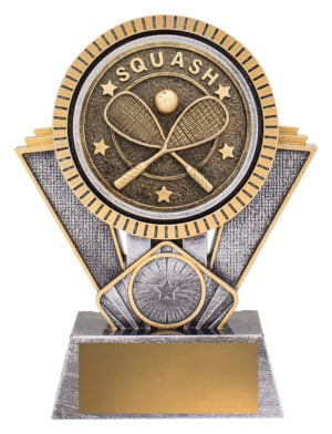 Spartan - Squash - 155mm, Antique Silver & Gold