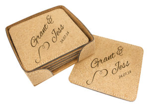 Cork Coaster Set