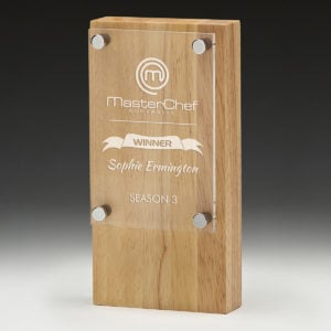 Banner Wood & Acrylic Award