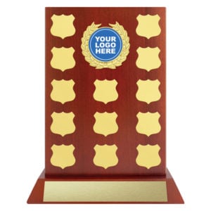 Benchmark Perpetual Award with engraveable shields